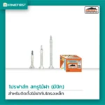 สกรูไม้ฝามีปีก PROAST สำหรับติดตั้งไม้ฝากับโครงเหล็ก