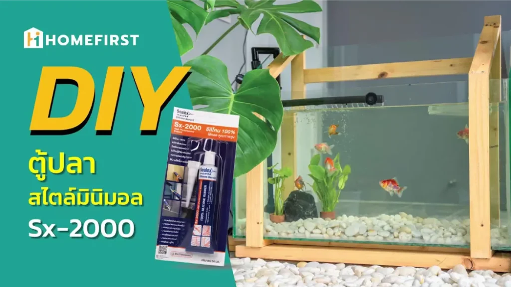 DIY ตู้ปลา สไตล์มินิมอล