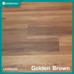 ไม้พื้น SPC สี Golden Brown ทนชื้น กันปลวก