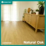 ไม้พื้น SPC สี Natural Oak ทนชื้น กันปลวก