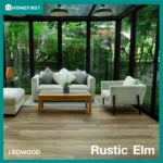 ไม้พื้น SPC สี Rustic Elm ทนชื้น กันปลวก